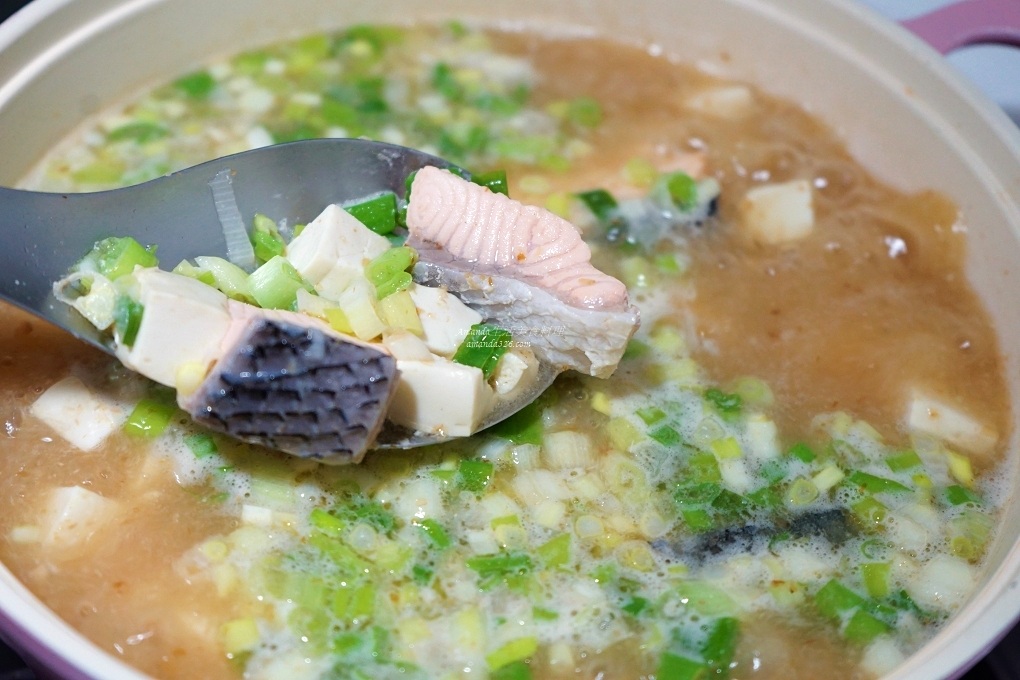 鮭魚味噌豆腐湯 Amanda生活美食料理