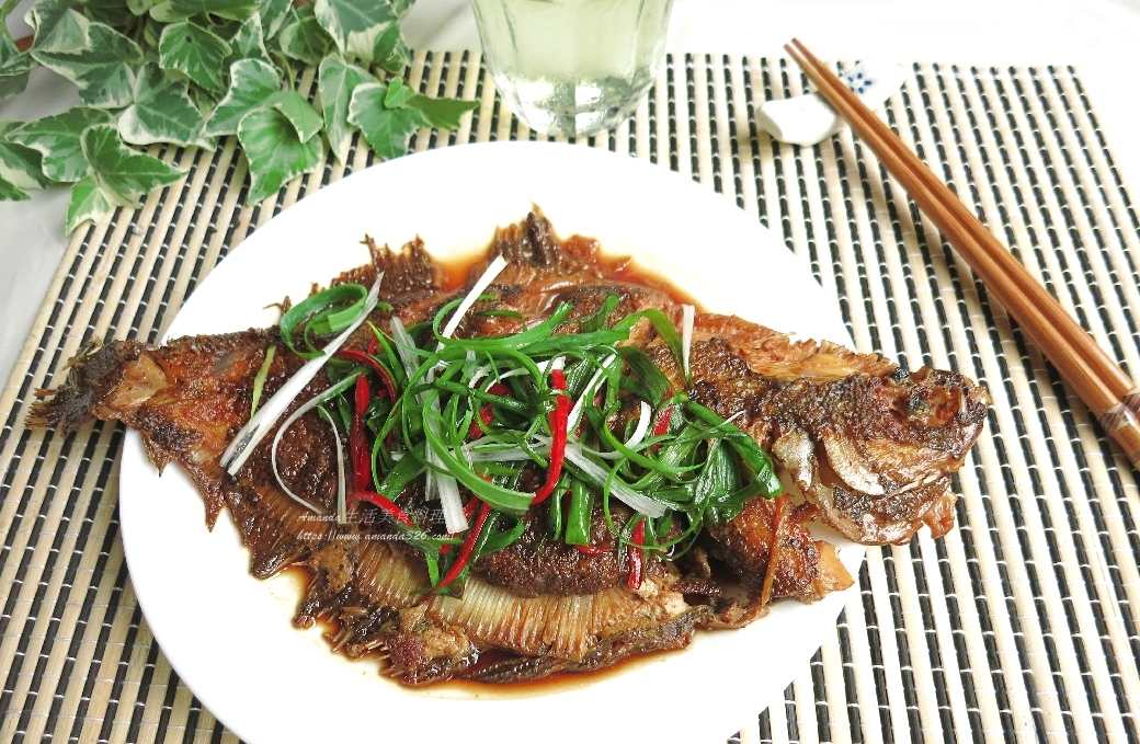 蔥燒黃金鰈魚 Amanda生活美食料理