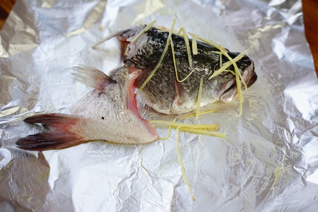 氣炸鍋料理食譜 香菇烤鱸魚 年菜必備年年有魚 餘 Amanda生活美食料理