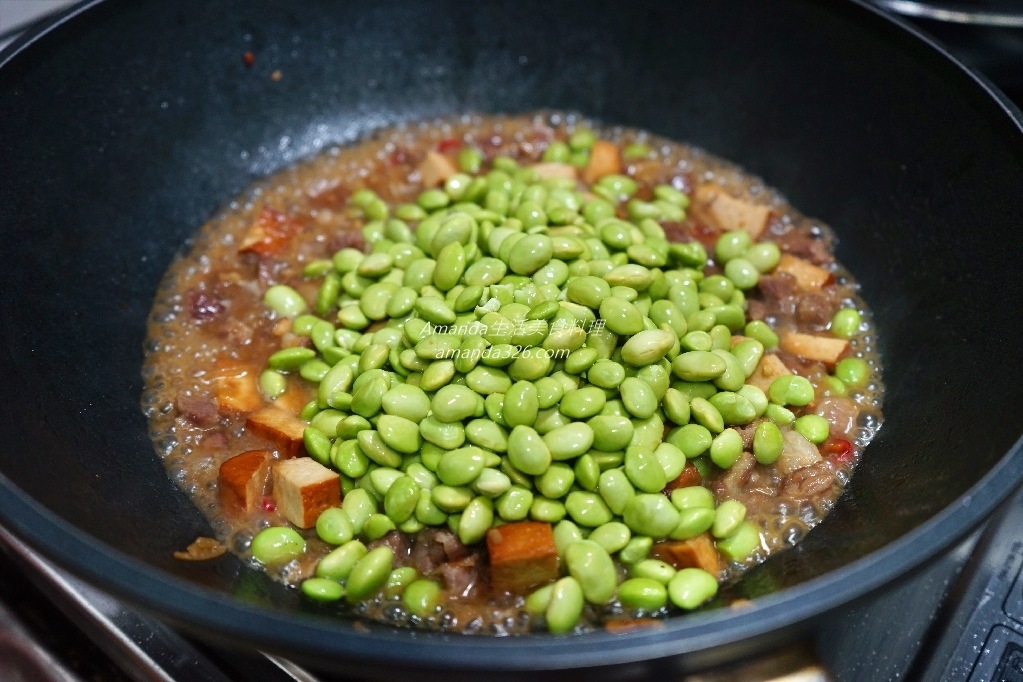 Amanda食譜,榨菜毛豆炒肉丁,榨菜炒毛豆,榨菜炒肉丁,毛豆炒肉丁,毛豆炒豆乾,毛豆炒豬肉,絞肉炒毛豆,豆乾炒豬肉,豬肉炒毛豆,豬肉炒豆乾,食譜 @Amanda生活美食料理