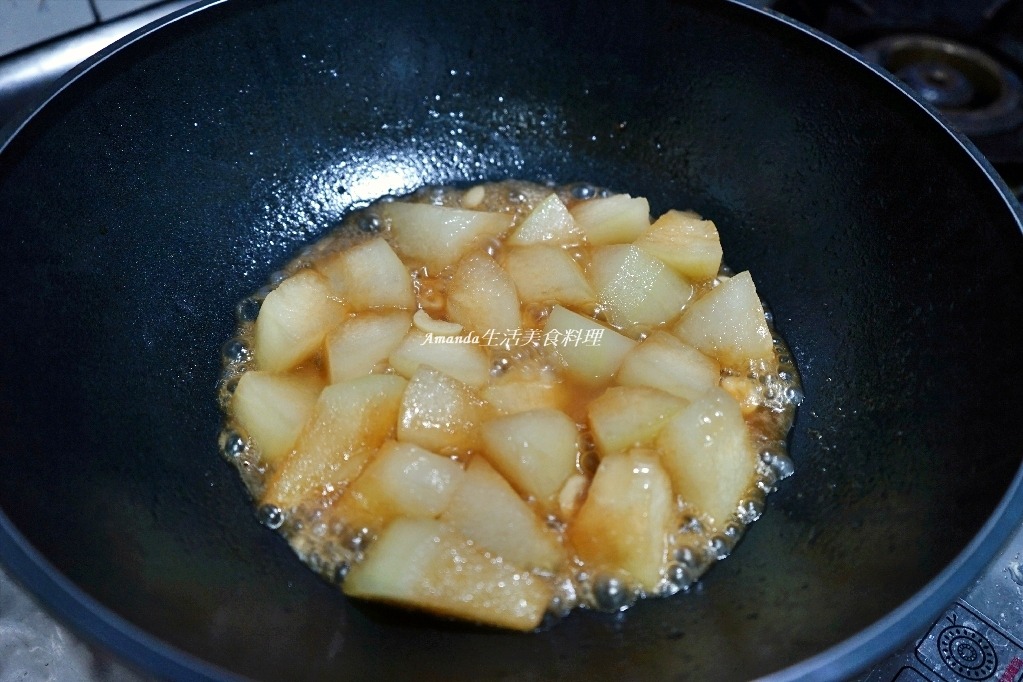 Amanda食譜,一鍋炒,一鍋煮,便當菜,冬瓜料理,海鮮,紅燒冬瓜,紅燒冬瓜蛤蜊,紅燒蛤蜊冬瓜,蛤蜊料理,食譜 @Amanda生活美食料理